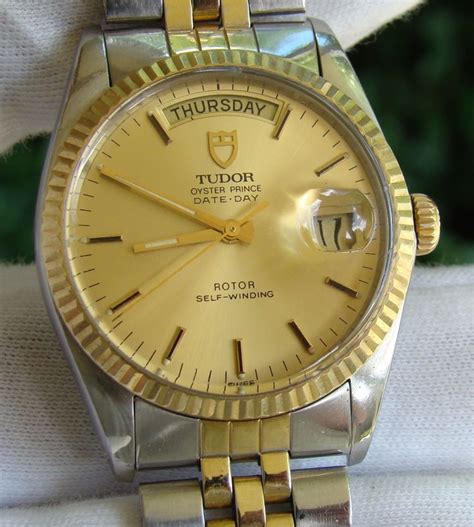 rolex tudor gold and stainless steel with rolex dial|tudor Rolex watch value.